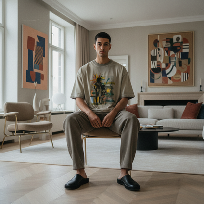 Amaru Khan Stars Truex Reverse Dyed T-shirt