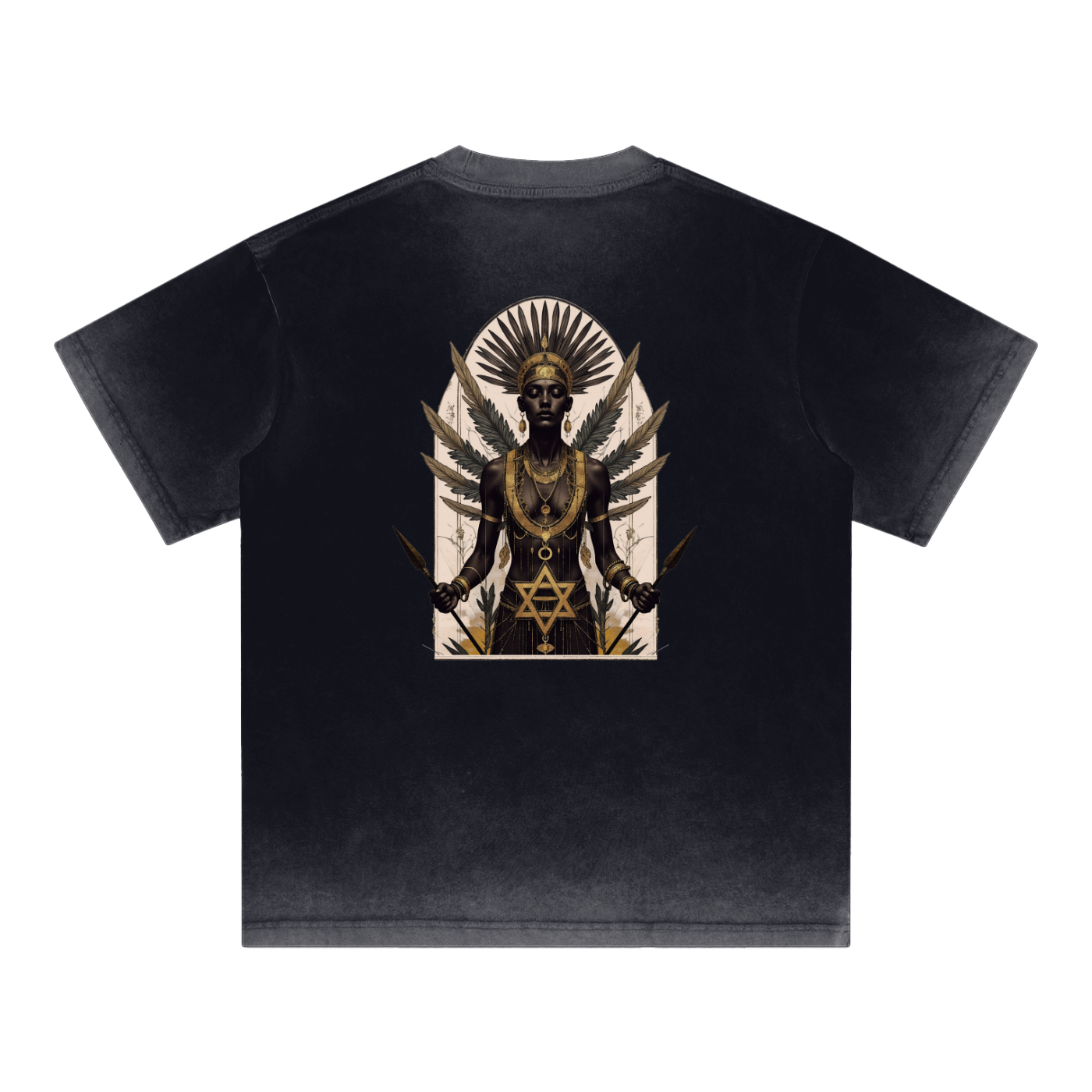 Amaru Khan Stars Quattra Reverse Dyed T-shirt