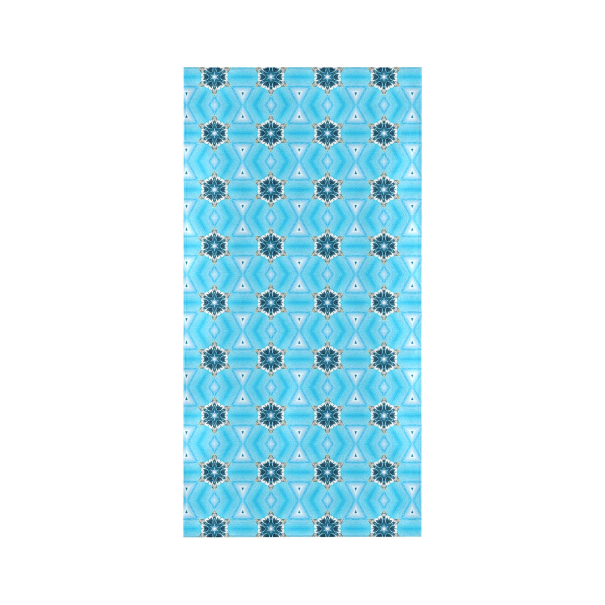 Blue Diamond Abstract Pattern Beach Towel - 30"x 60" (Made in USA)