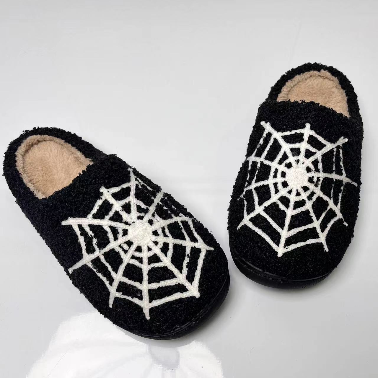 Cozy Spider Web House Shoes