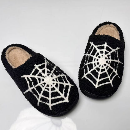 Cozy Spider Web House Shoes