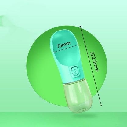 2-in-1 Pet Travel Water Bottle