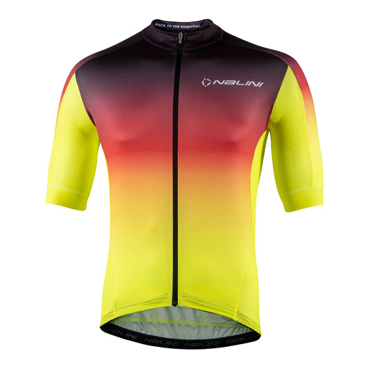 Nalini BAS SPEED Men's Cycling Jersey (Red/Yellow) S, 3XL