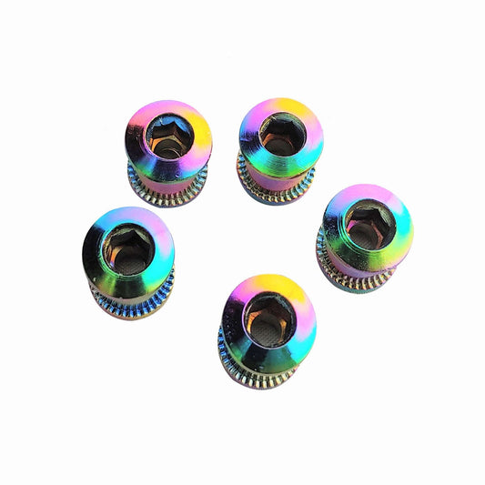 OUTBURST CHROMOLY BMX RACING CHAIN RING BOLTS