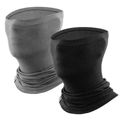 Merino Wool Thermal Neck Gaiter Face Mask for Men Women