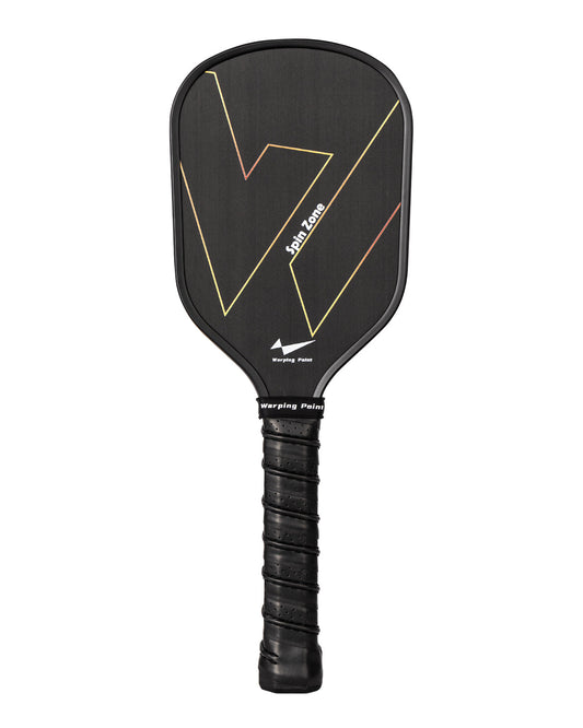 Pickleball Training Paddle 16mm - Carbon Fiber Surface & Cushioned Grip for Spin & Control