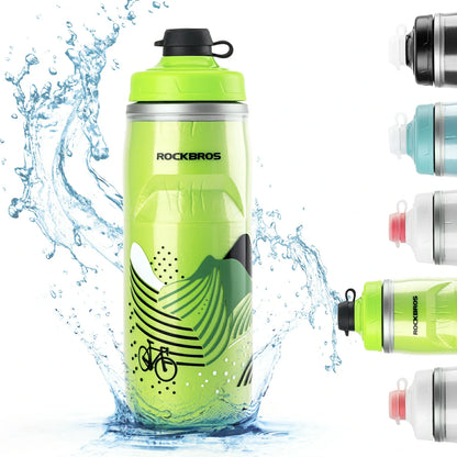 ROCKBROS 21OZ Insulated Bike Water Bottle