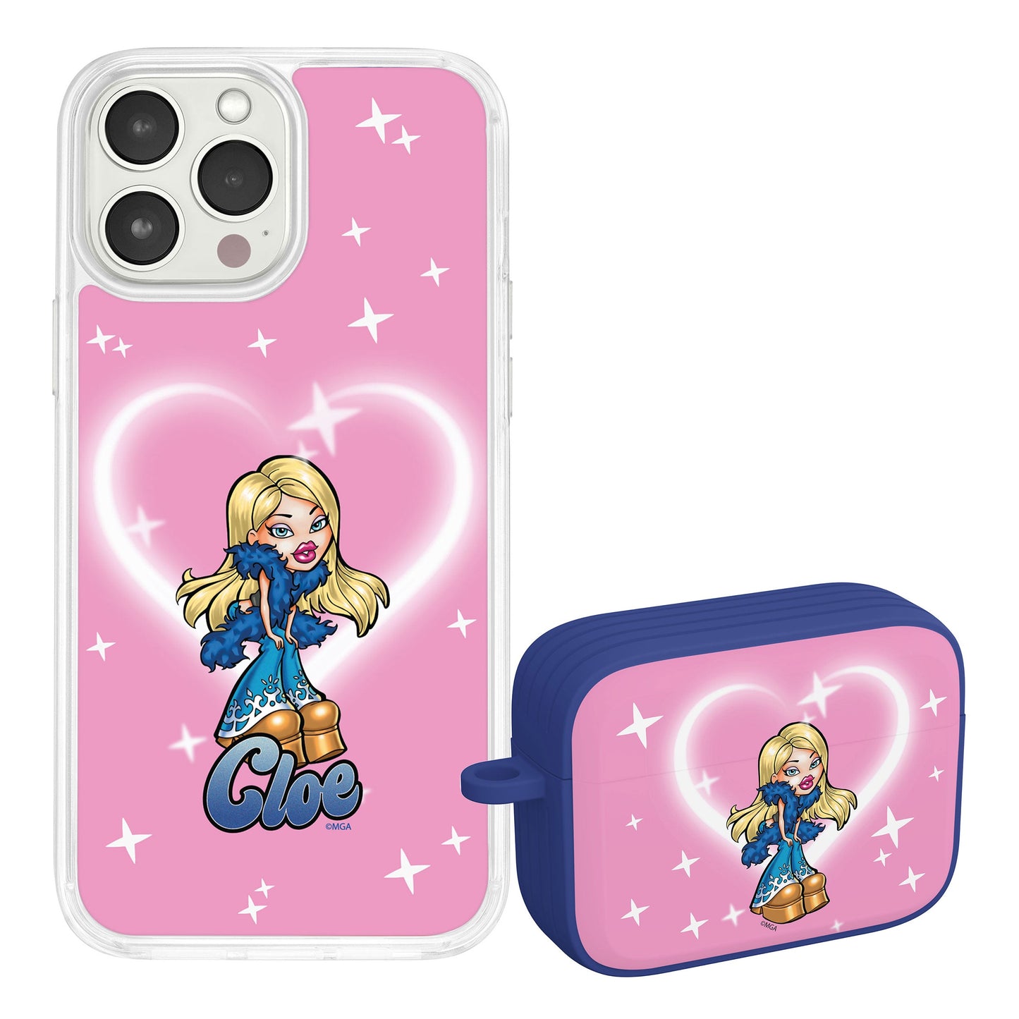 Bratz® Passion For Fashion HD Apple iPhone 14 Mag-Safe Phone Case and AirPods Pro Combo Package