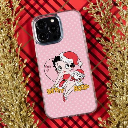 Betty Boop Christmas HD Apple iPhone 16 Mag-Safe Phone Case