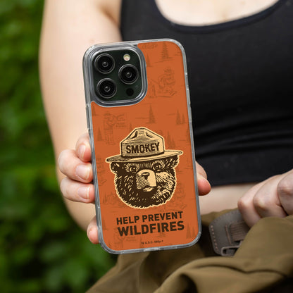 Smokey Bear Classic HD Apple iPhone 14 Series Mag-Safe Phone Case