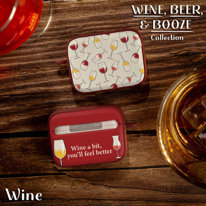 Wine, Beer, & Booze HDX Apple AirPods Pro 1 & 2 Case Cover
