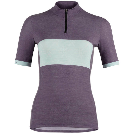 Campagnolo Ekar Lusaan Wool Women's Cycling Jersey (Violet / Green) XS, S, M, L