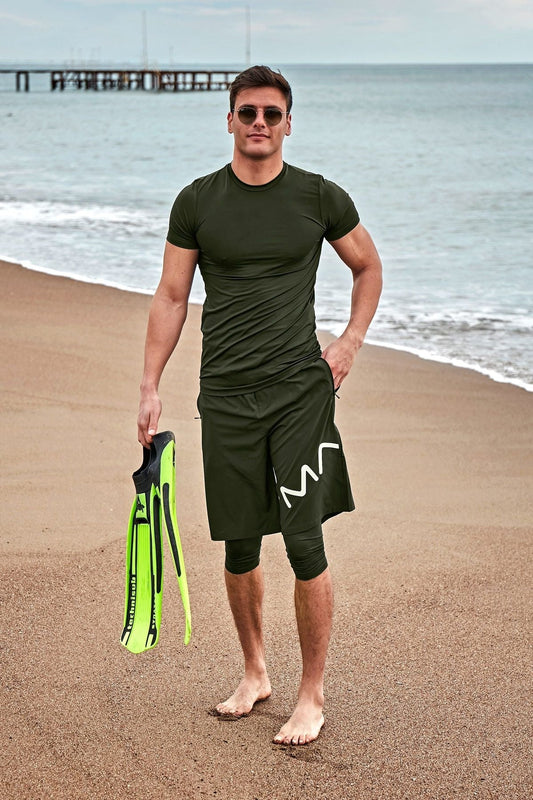 Khaki Men's Shorts S2411