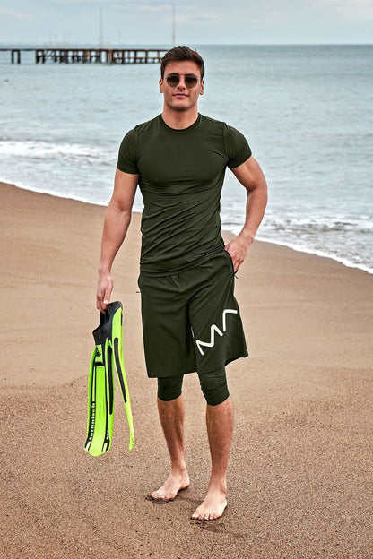 Khaki Men's Shorts S2411