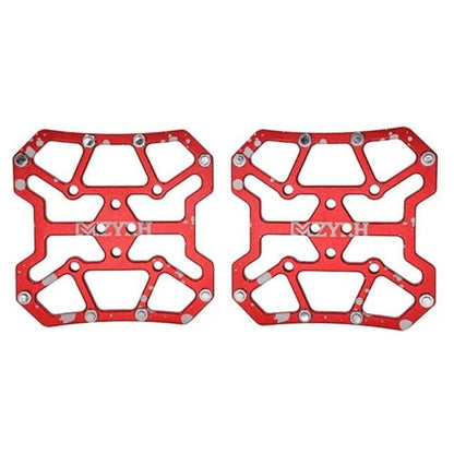 1 Pair Aluminum Alloy Bicycle Clipless Pedal Platform Adapters For Bike Pedals  Mountain Road Bike Accessories Universal Clipless  Alloy Platform Adapters Cleats Pedal