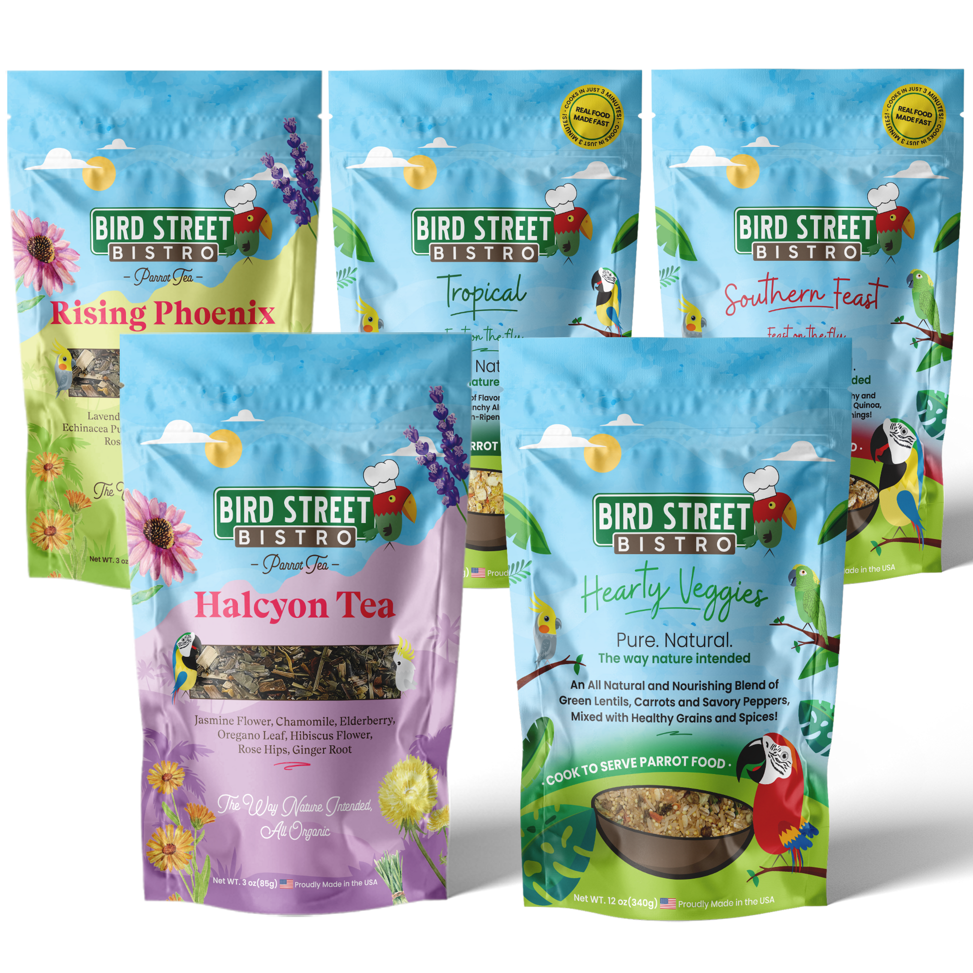 Parrot Food & Tea Starter Pack - Triathlete Store