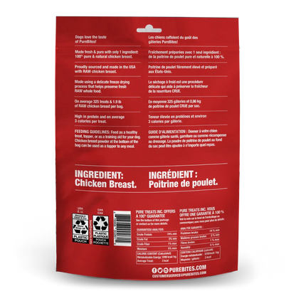 Pure Bites Chicken Freeze Dried Dog Treats