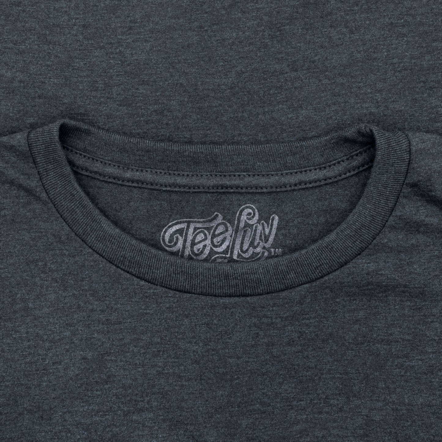 Miller Lite Beer Logo Front and Back Print T-Shirt - Denim Black Heather - Triathlete Store