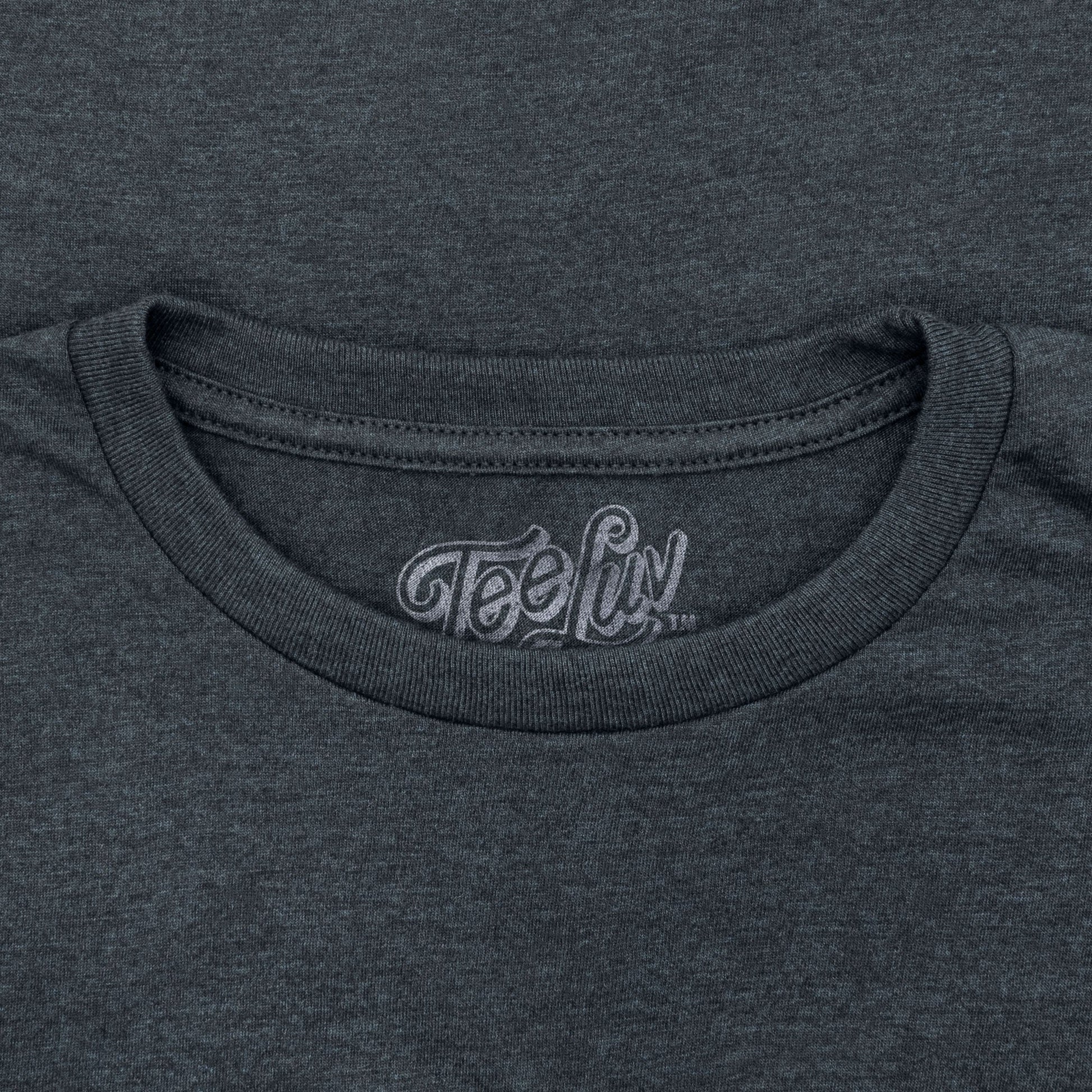 Miller Lite Beer Logo Front and Back Print T-Shirt - Denim Black Heather - Triathlete Store