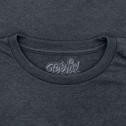 Miller Lite Beer Logo Front and Back Print T-Shirt - Denim Black Heather - Triathlete Store