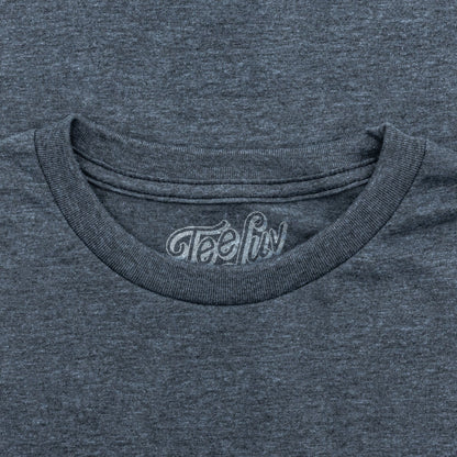 Blue Moon Gold Print Logo T-Shirt - Indigo