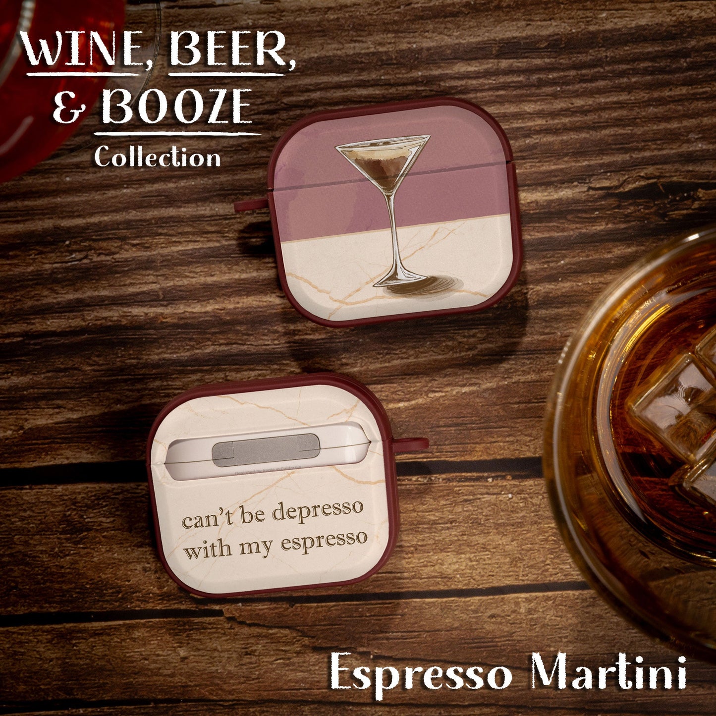 Wine, Beer, & Booze HDX Apple AirPods Gen 3 Case Cover