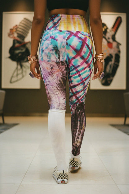 Basquiat High Waisted Leggings