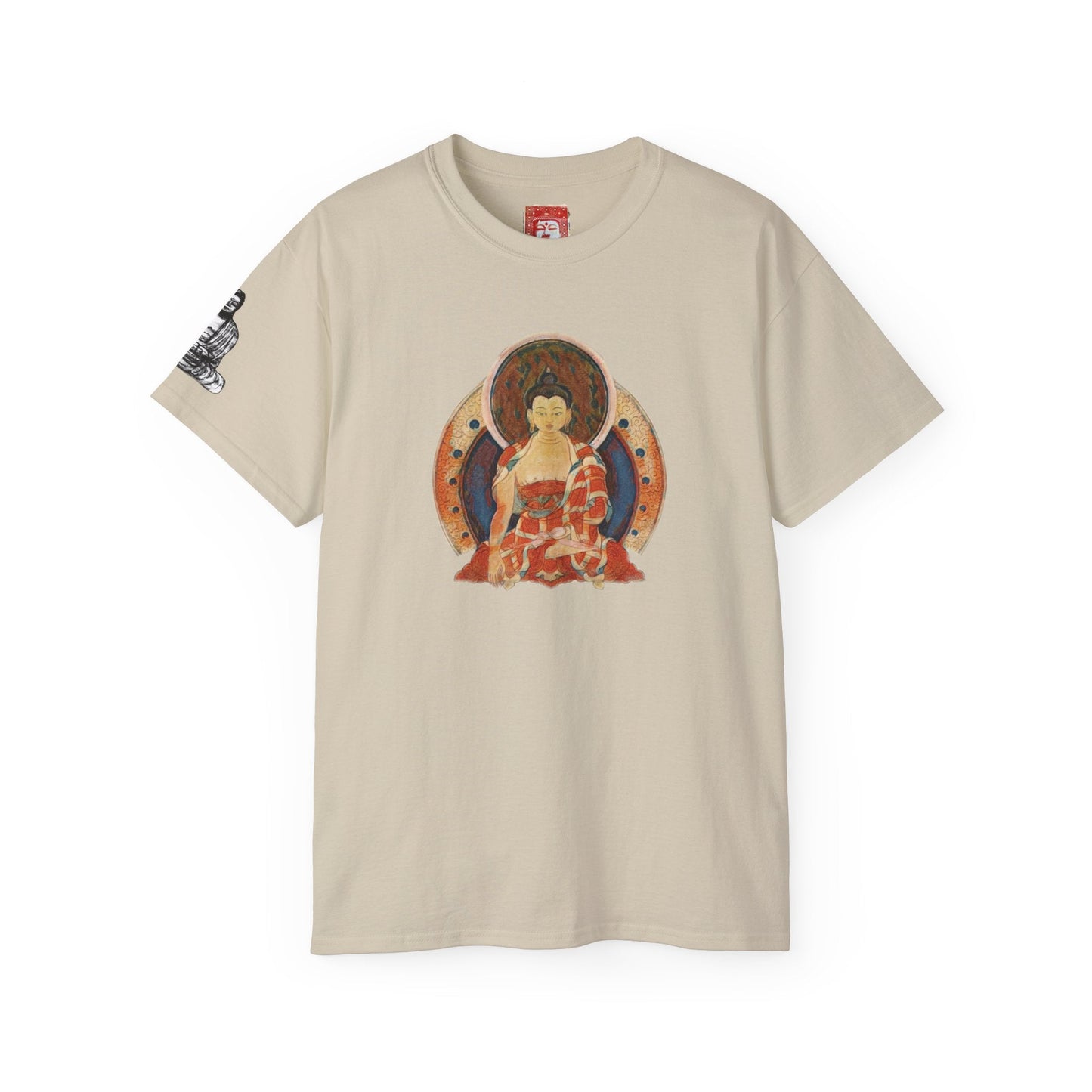 Fine Art Buddha Oil Paint Print Unisex Ultra Cotton Tee