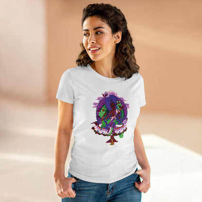 Buddha Pastel Sketch Women's Cotton Tee