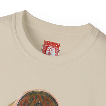 Fine Art Buddha Oil Paint Print Unisex Ultra Cotton Tee