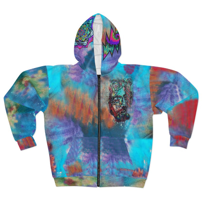 Micro-Doze Smurf Cloud Zip-Hoodie