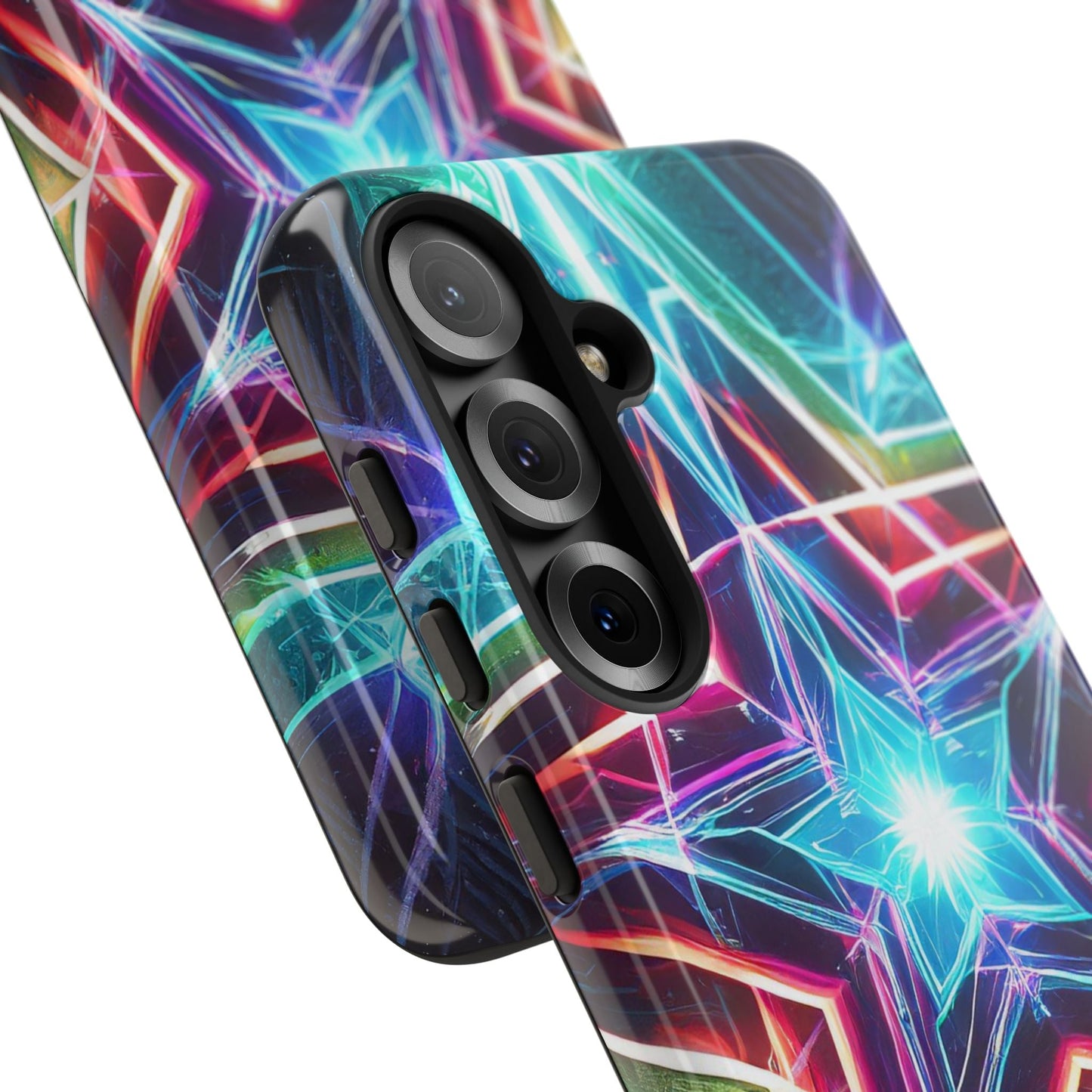 Neon Light Stars Tough Phone Case