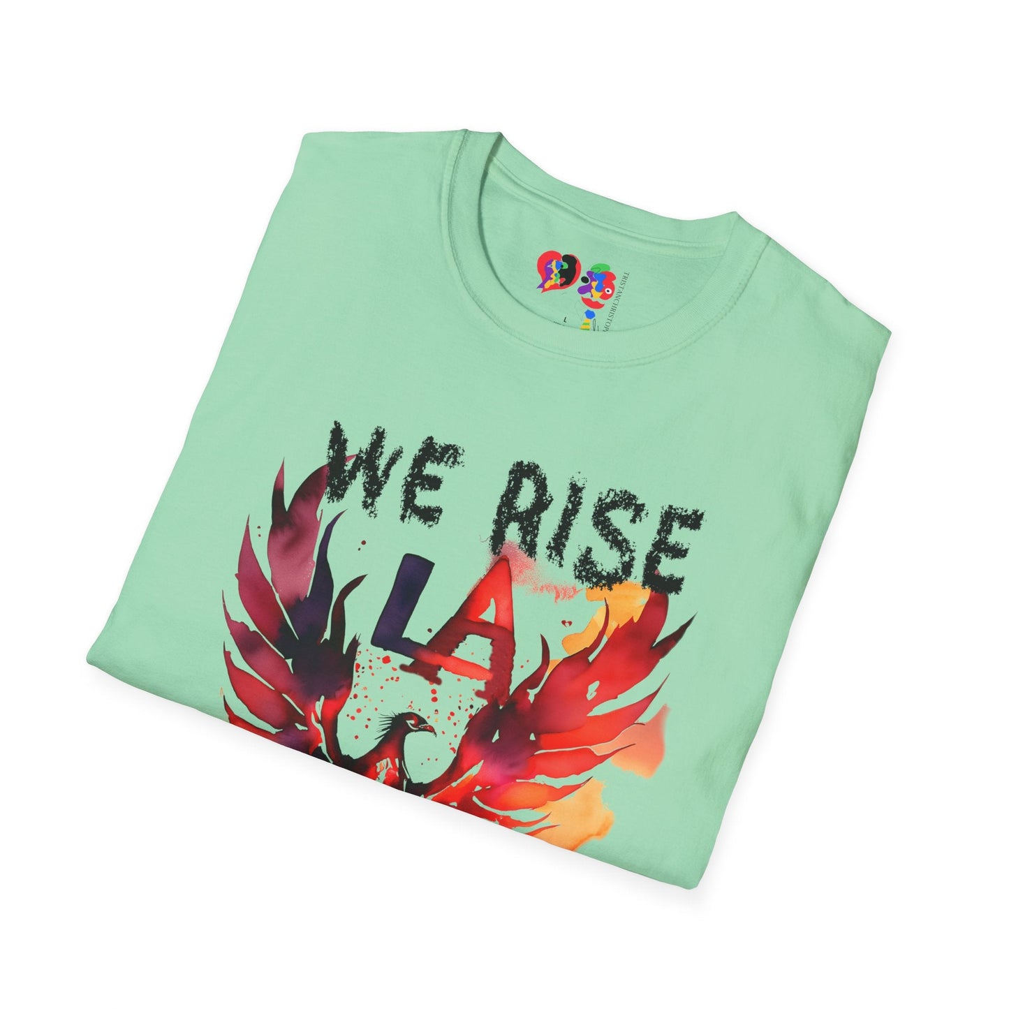 We Will Rise Los Angeles Unisex Vintage Soft T-Shirt