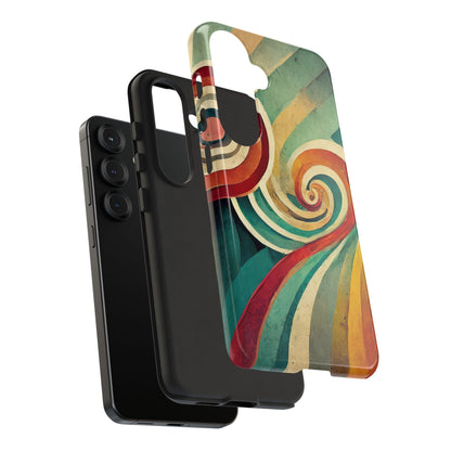 Colorful Swirl Tough Phone Case