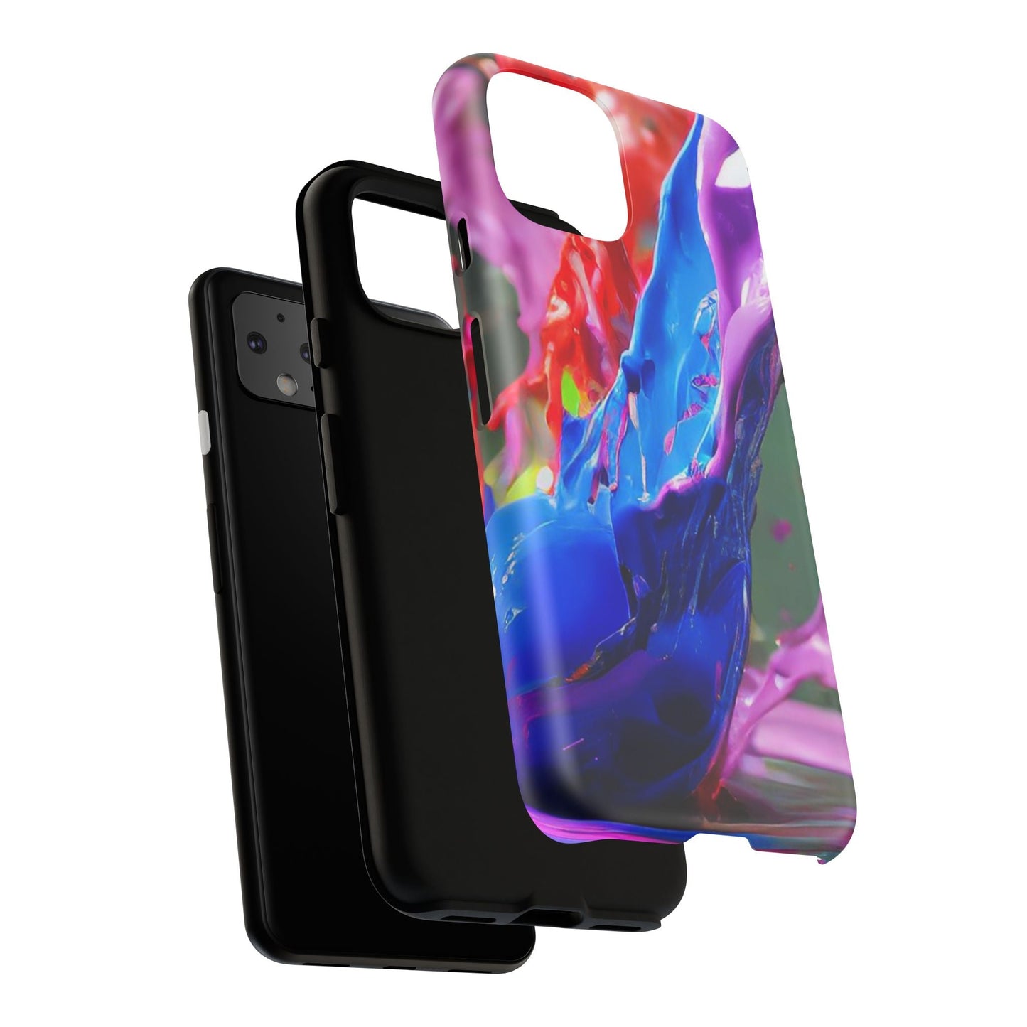 Vibrant Color Splash Tough Phone Case