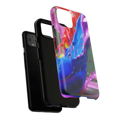 Vibrant Color Splash Tough Phone Case