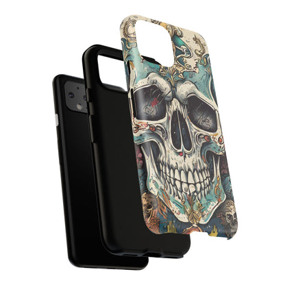 Abstract Skull Tough Phone Case