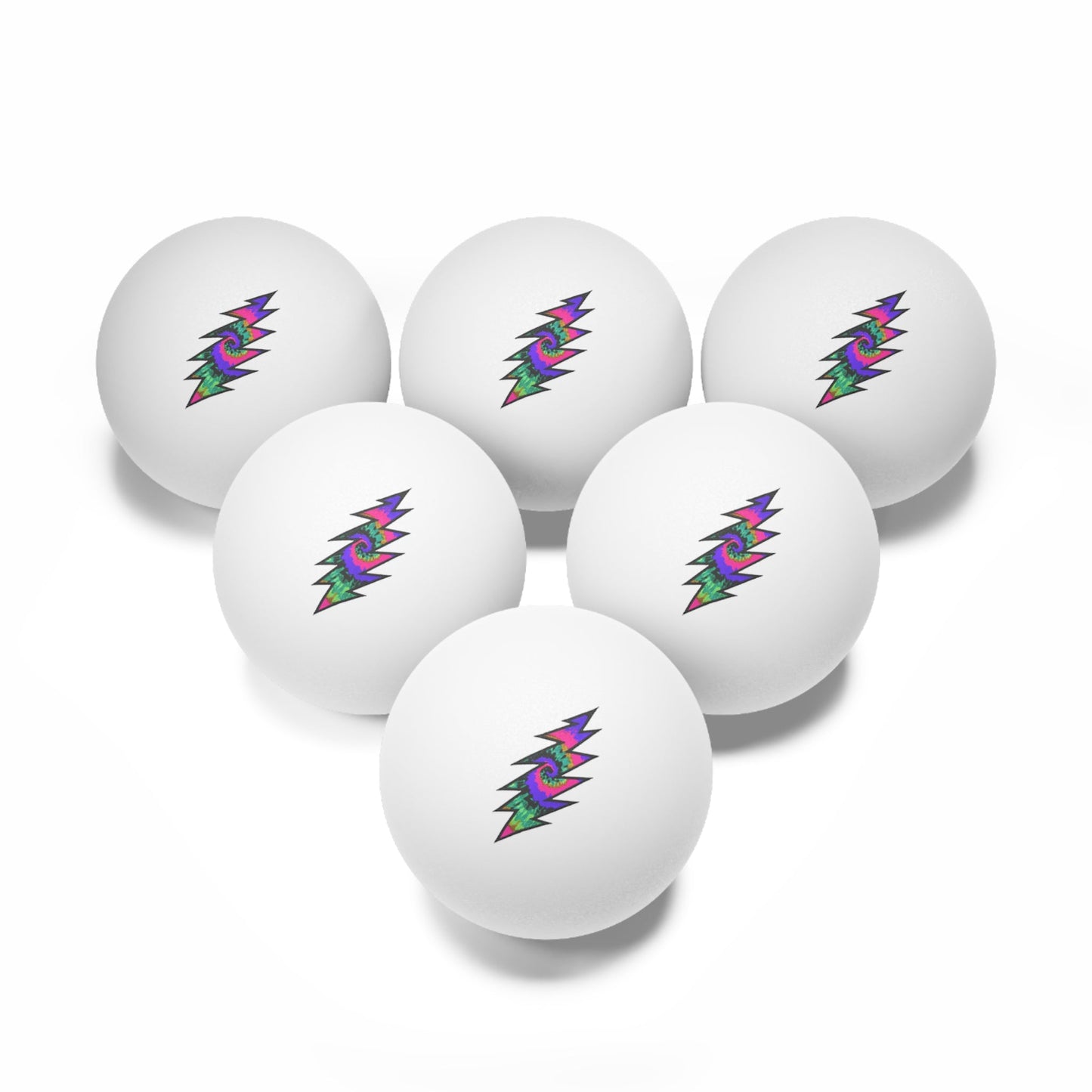 Bolt 6 Pack Ping Pong Balls