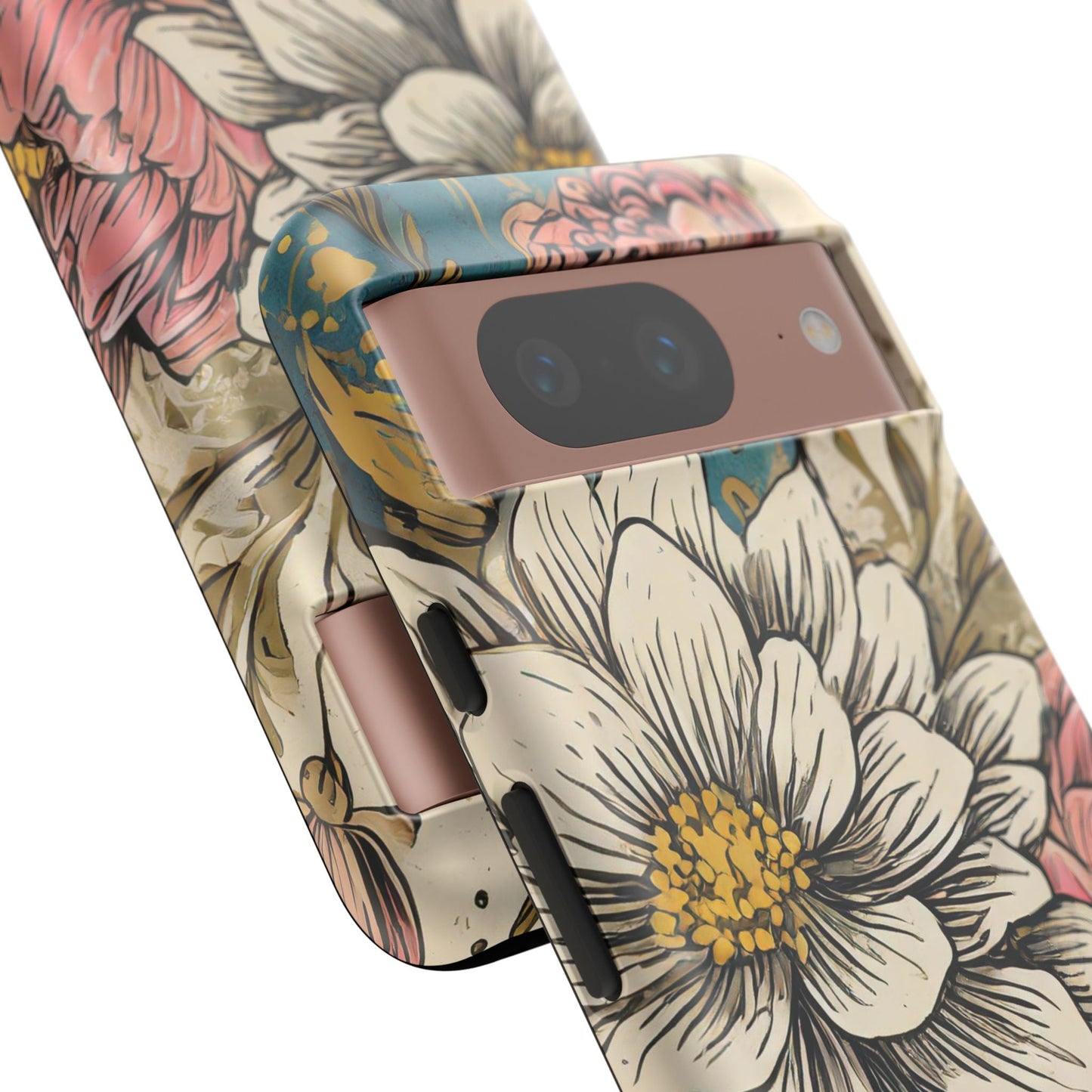 Beautiful White Floral Tough Case