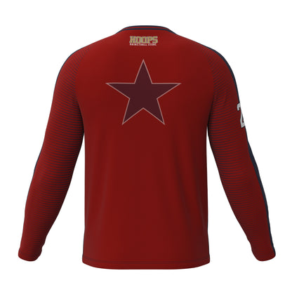 Custom Digital Print Basketball Warm-Up Shirt - 1014