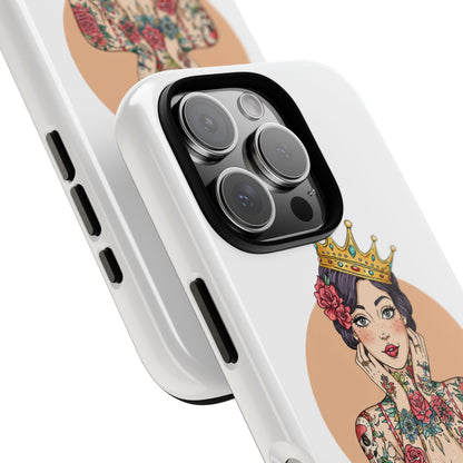 My Crown Never Falls Tattooed Girl Tough Phone Case