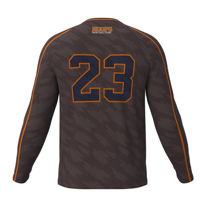 Custom Digital Print Basketball Warm-Up Shirt - 1015