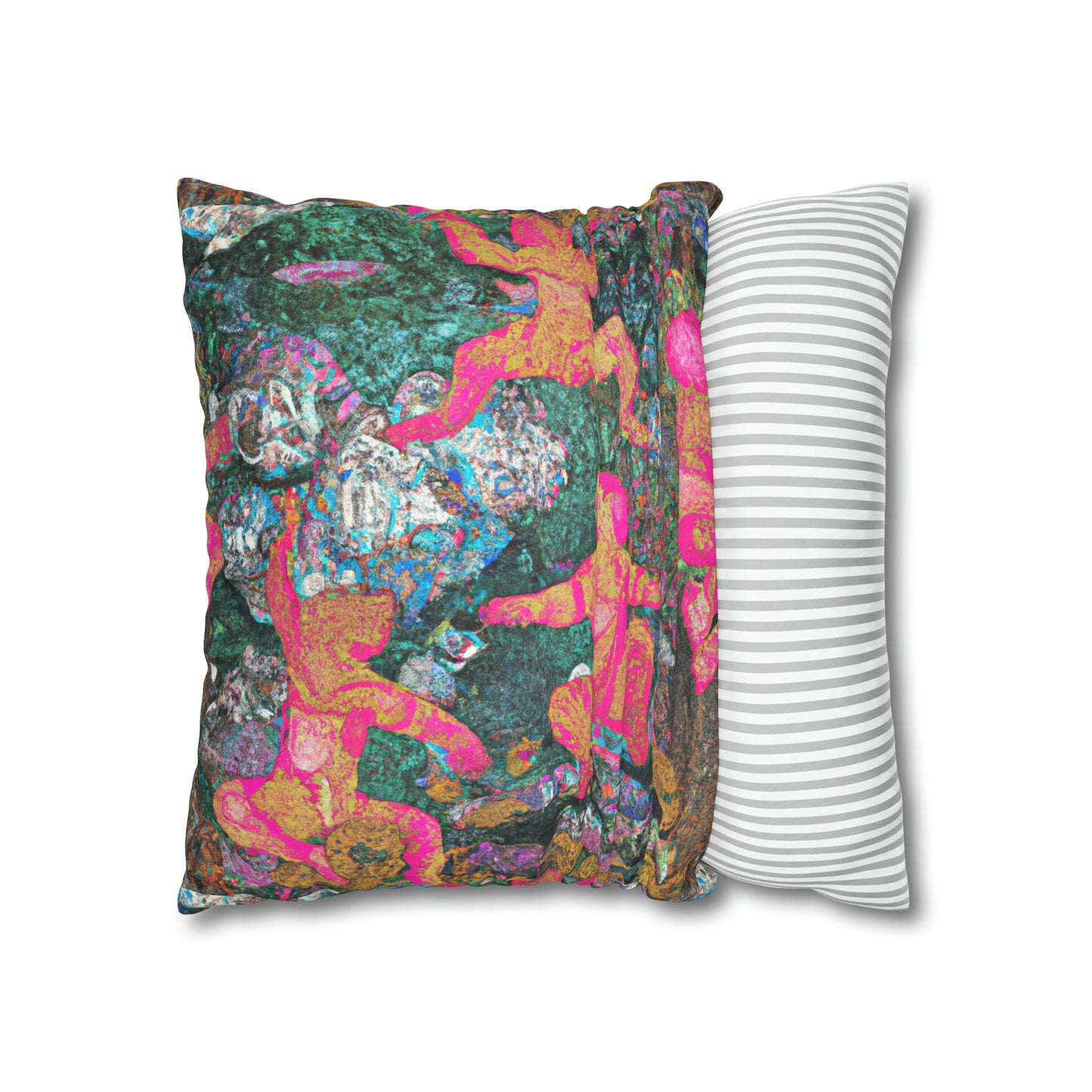 Cezanne's Dancing Bears Micro Suede Pillow Case