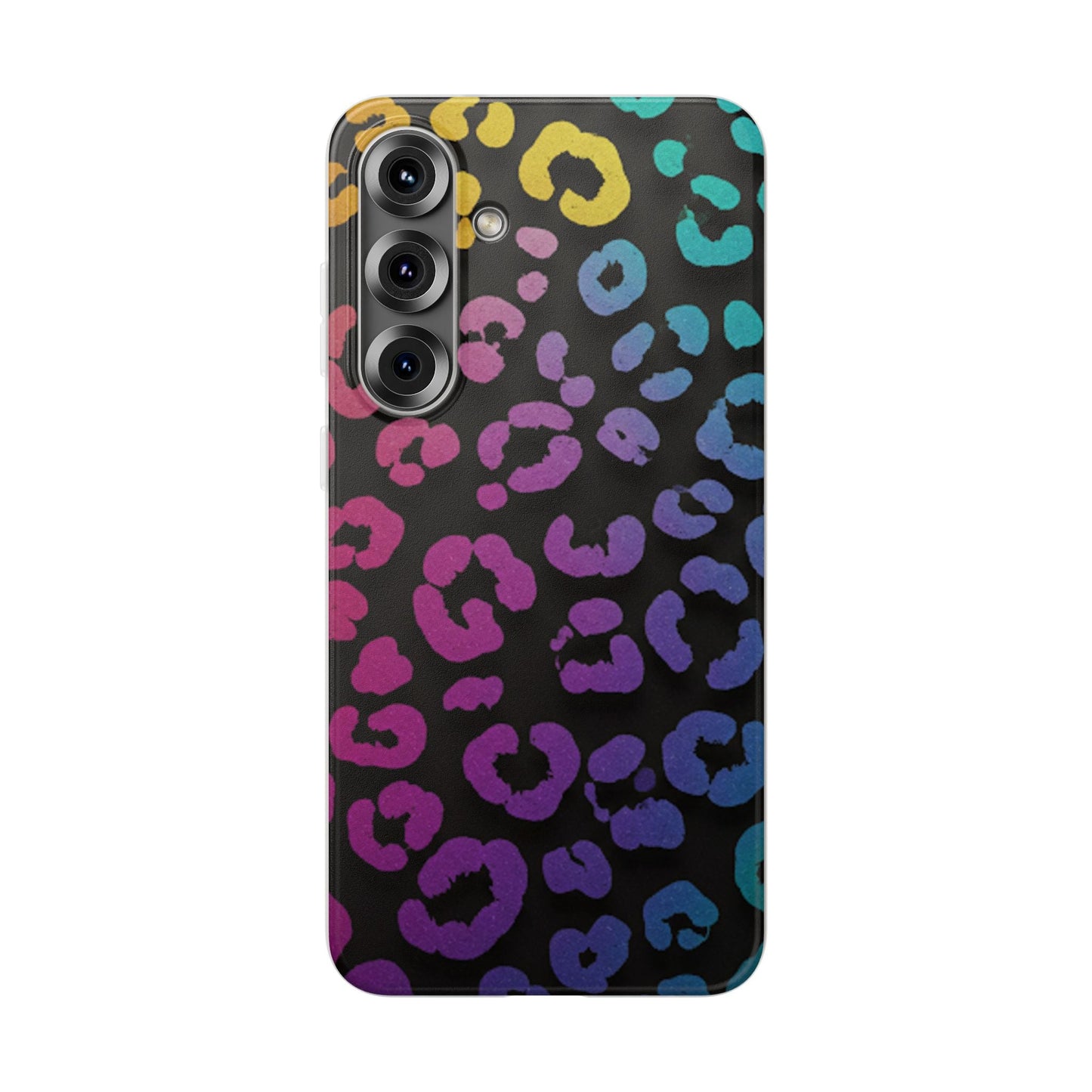 Vibrant Leopard Print Flexi Phone Case