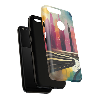 City Skyline Vibrant Tough Phone Case