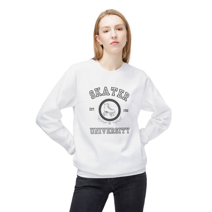Skater University Unisex Fleece Crewneck Sweatshirt