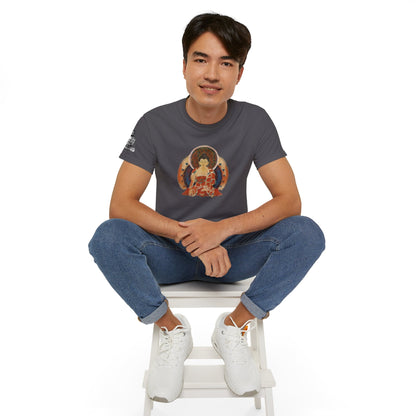 Fine Art Buddha Oil Paint Print Unisex Ultra Cotton Tee