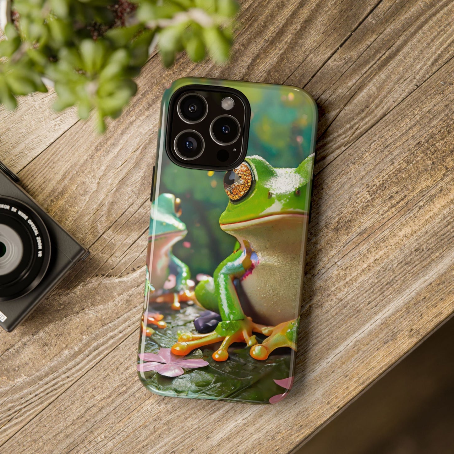 Someone Watching Colorful Frog Tough Phone Case