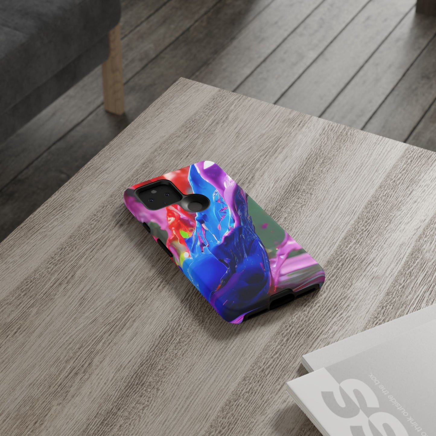 Vibrant Color Splash Tough Phone Case