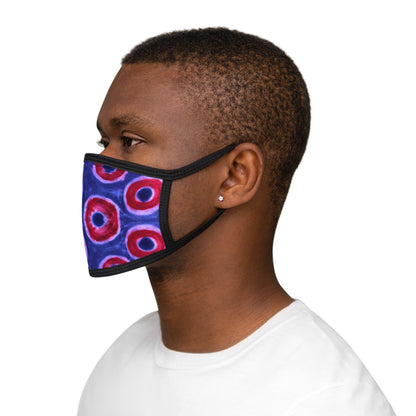 Phish Donuts Cotton Fabric Inside Face Mask